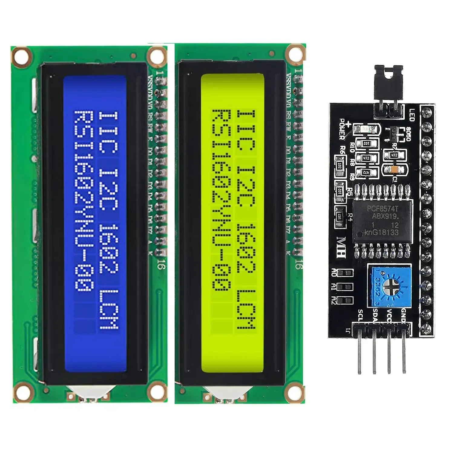 16x2 LCD1602 Parallel LCD Display With IIC I2C Interface