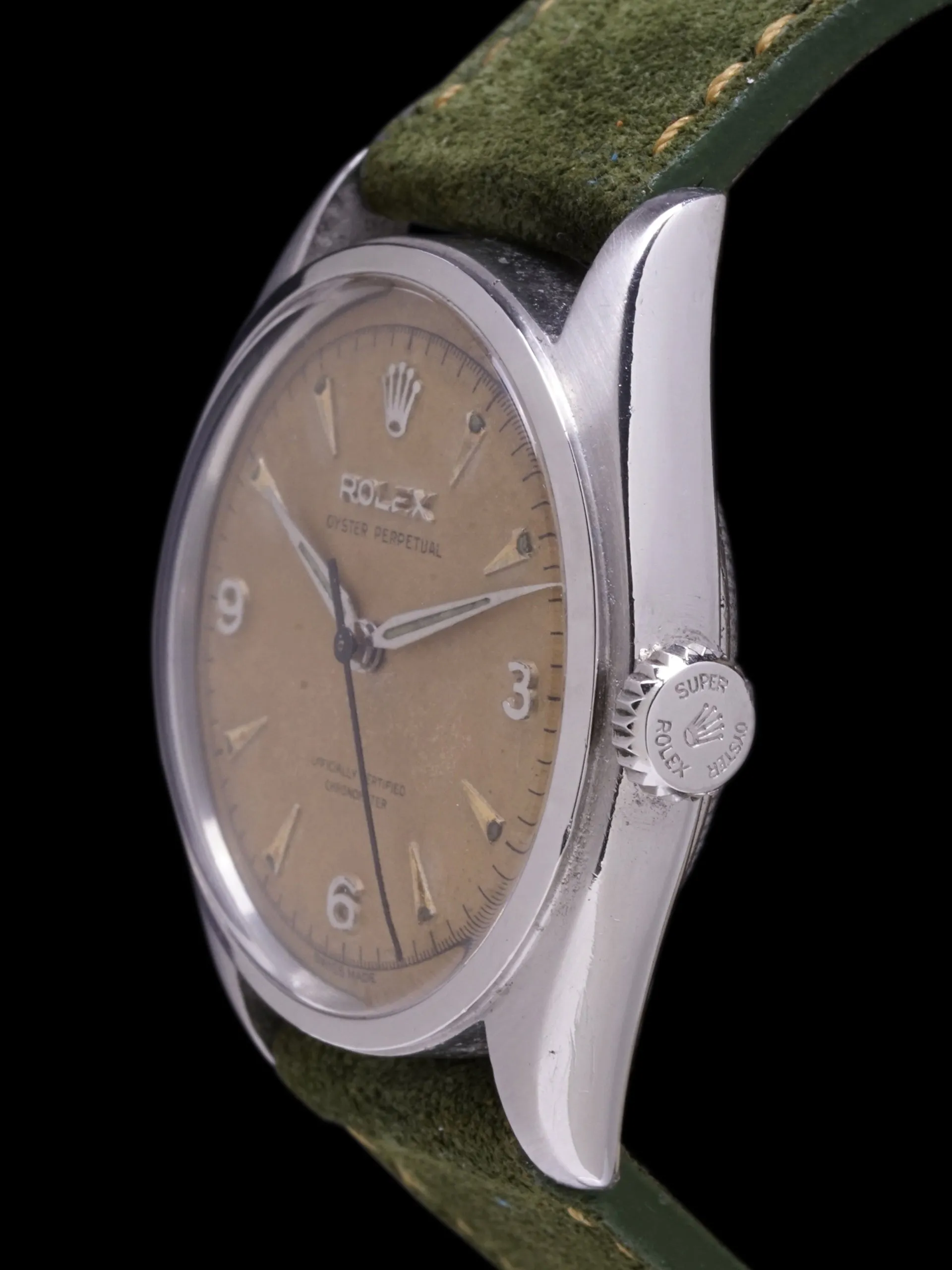 1952 Rolex Oyster-Perpetual (Ref. 6084) Explorer Dial "Big Bubble Back"