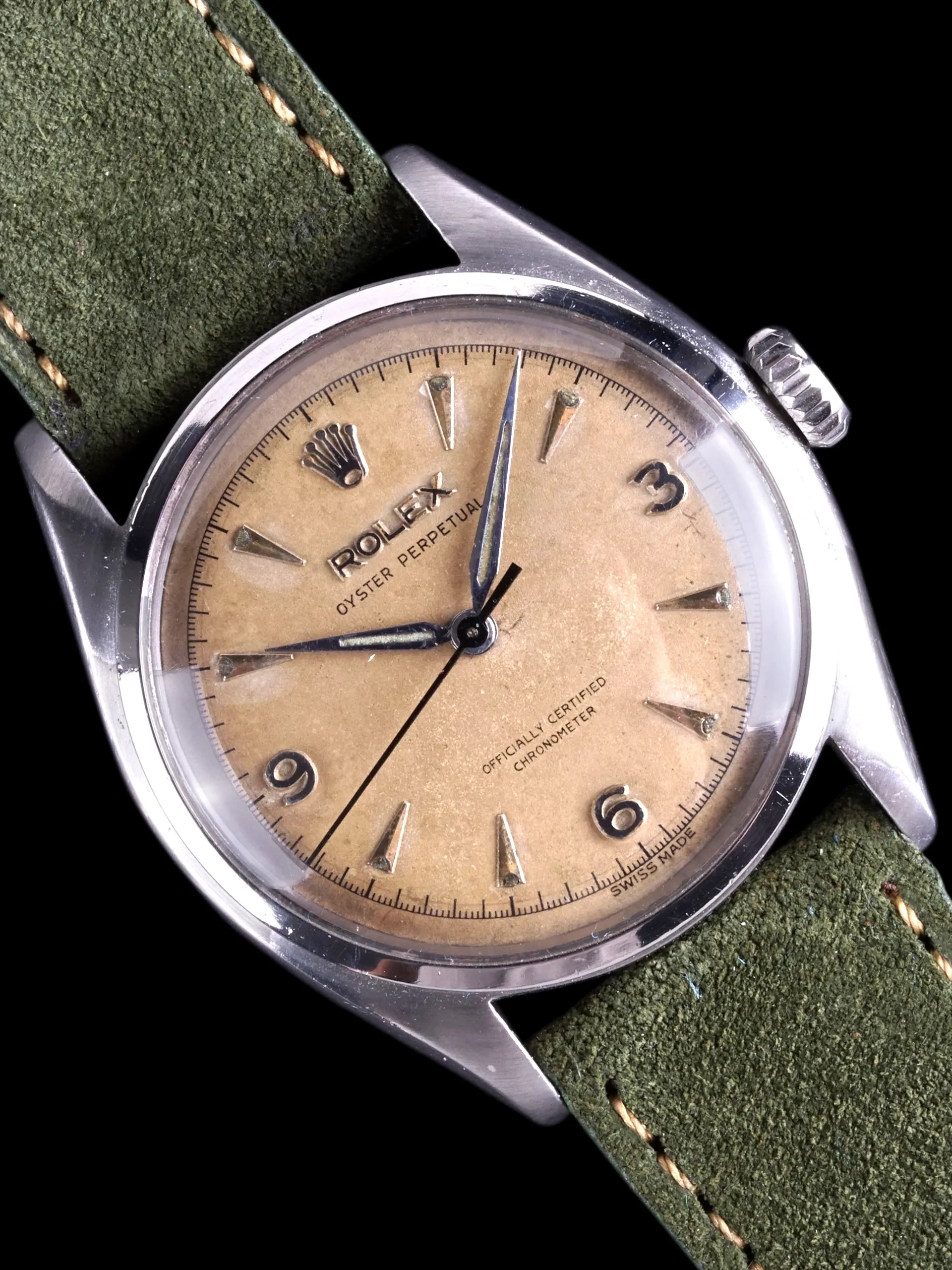 1952 Rolex Oyster-Perpetual (Ref. 6084) Explorer Dial "Big Bubble Back"