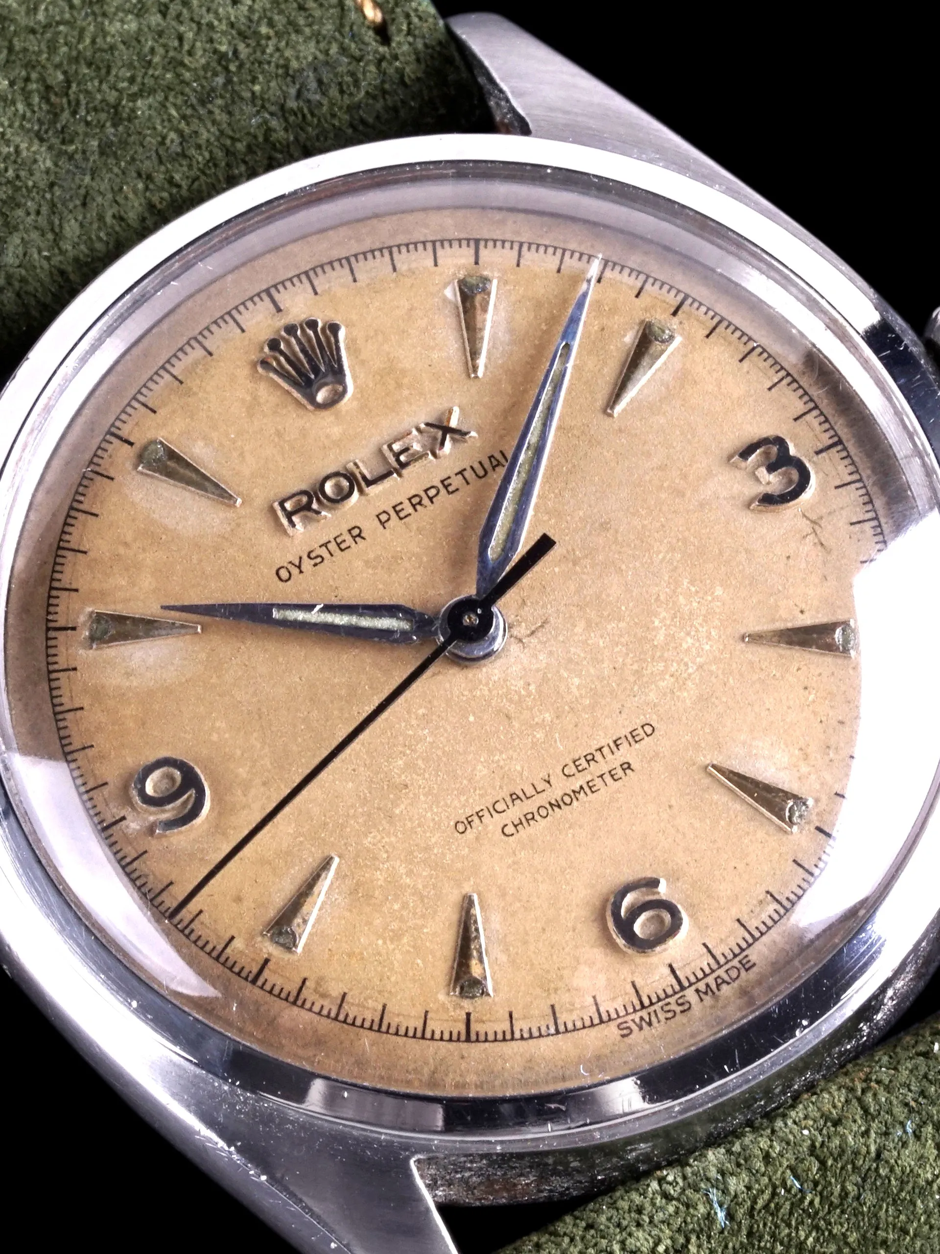 1952 Rolex Oyster-Perpetual (Ref. 6084) Explorer Dial "Big Bubble Back"