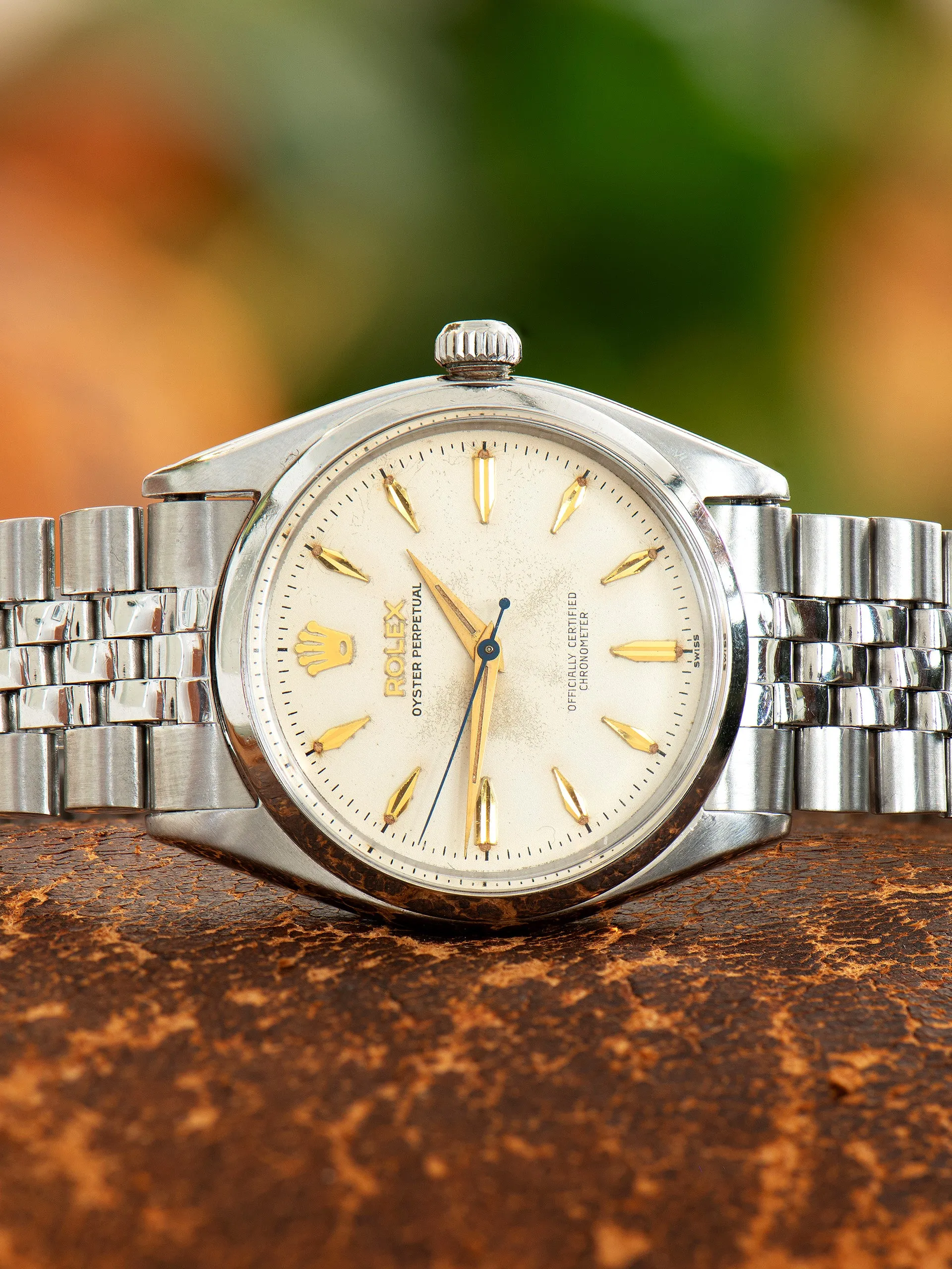 1955 Rolex Oyster-Perpetual (Ref. 6564) White "OCC" Dial