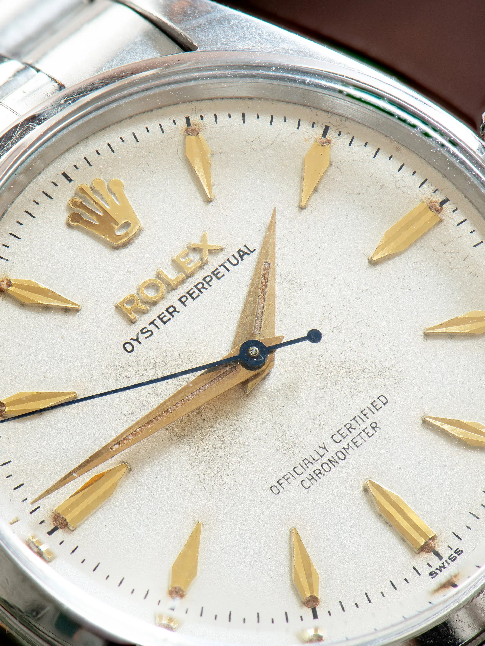 1955 Rolex Oyster-Perpetual (Ref. 6564) White "OCC" Dial