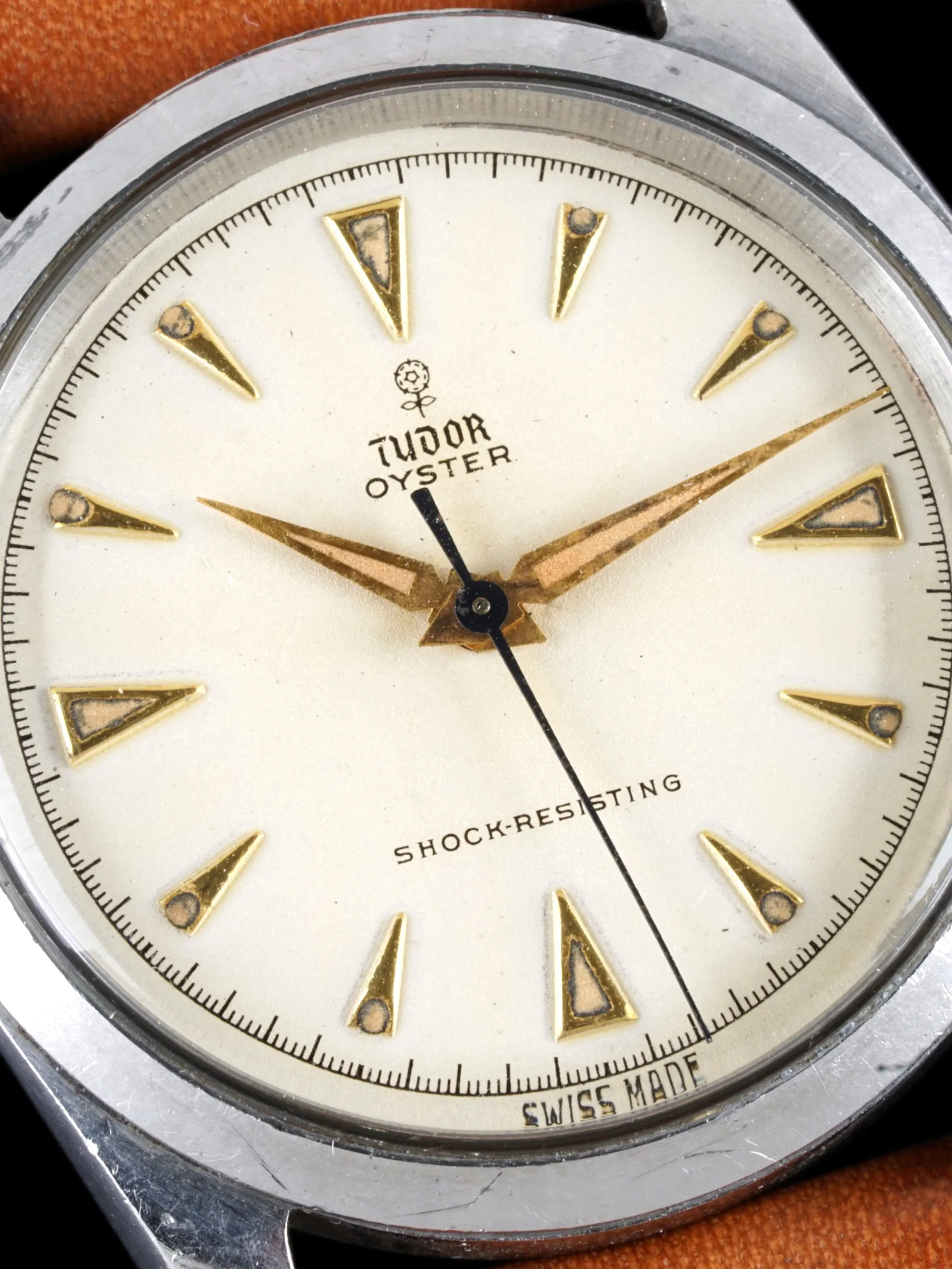 1956 Tudor Oyster (Ref. 7934) White Chapter Ring Dial