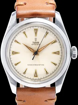 1956 Tudor Oyster (Ref. 7934) White Chapter Ring Dial