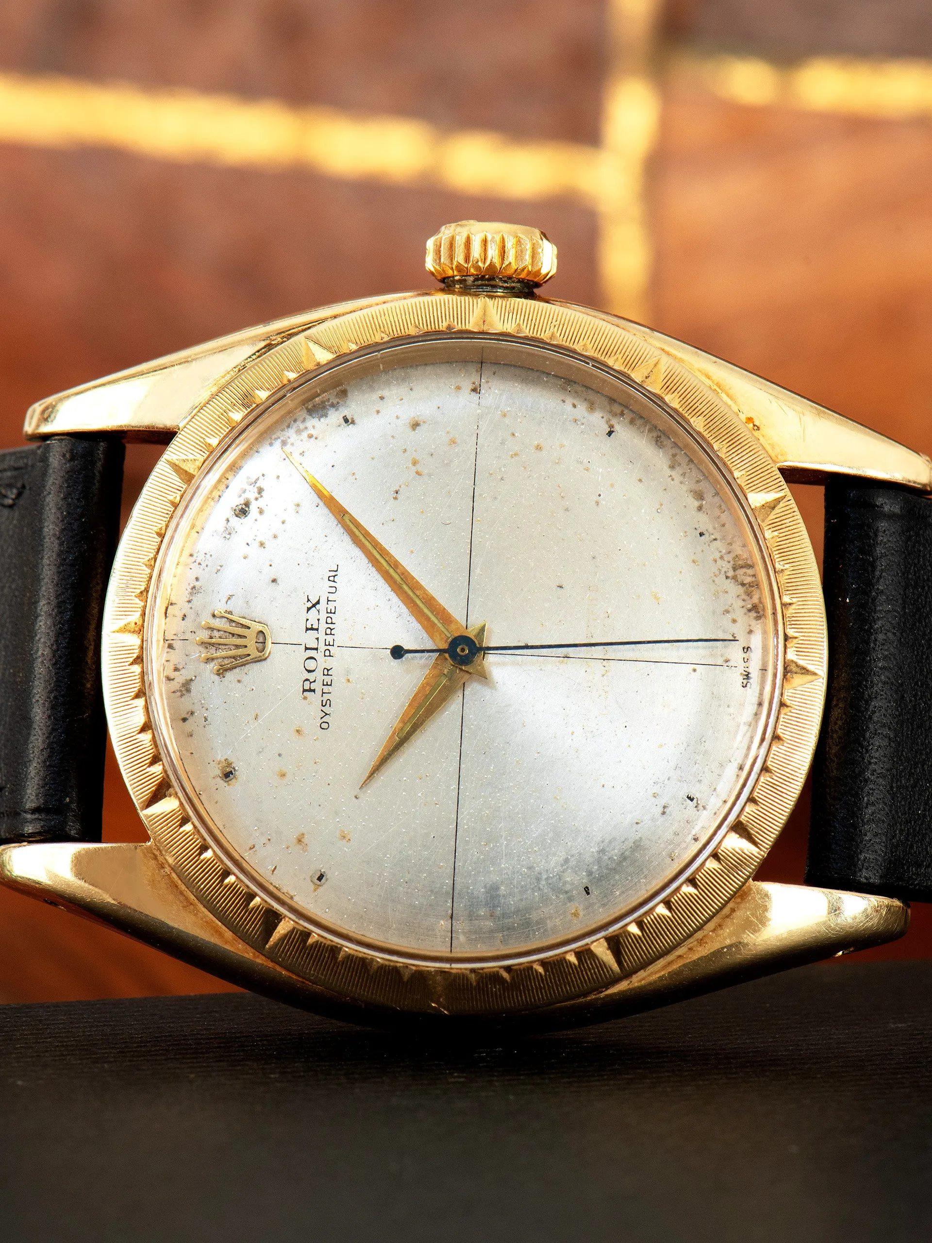 1957 Rolex Oyster-Perpetual 14K YG (Ref. 6582) "Zephyr"