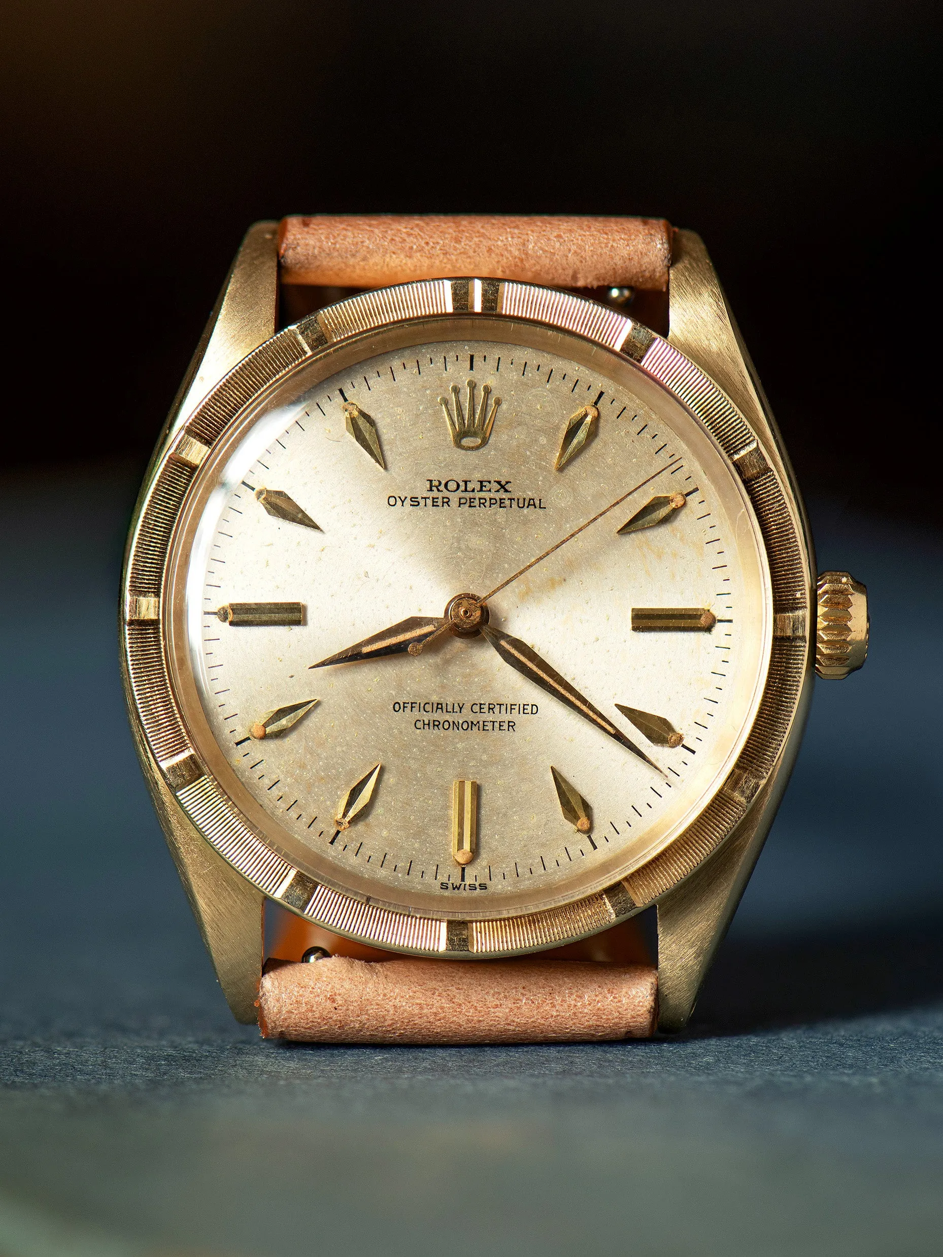 1958 Rolex Oyster-Perpetual 14K YG (Ref. 6569) "OCC Dial"