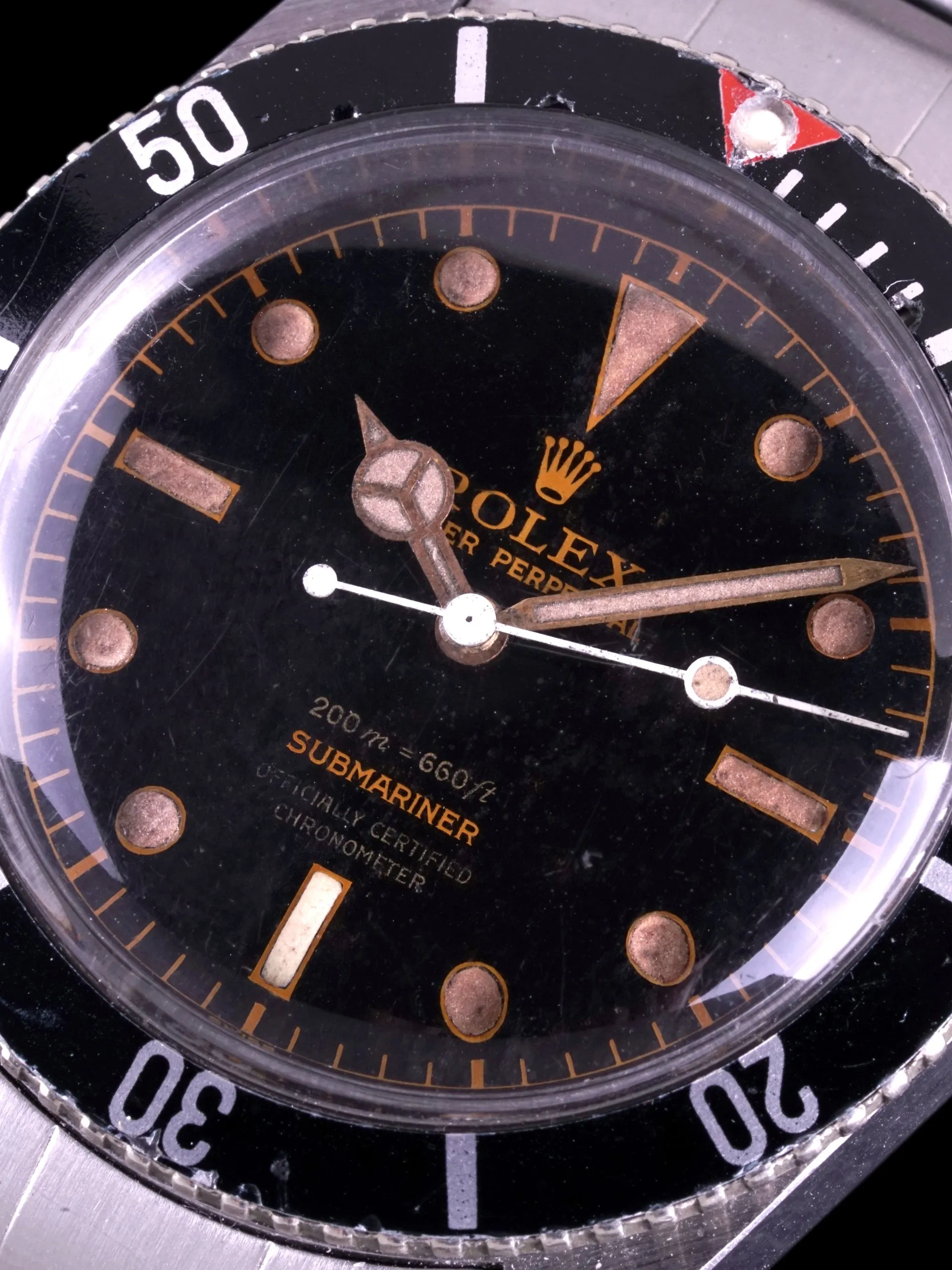 1958 Rolex Submariner (Ref. 6538) Big Crown "4-Line Dial"