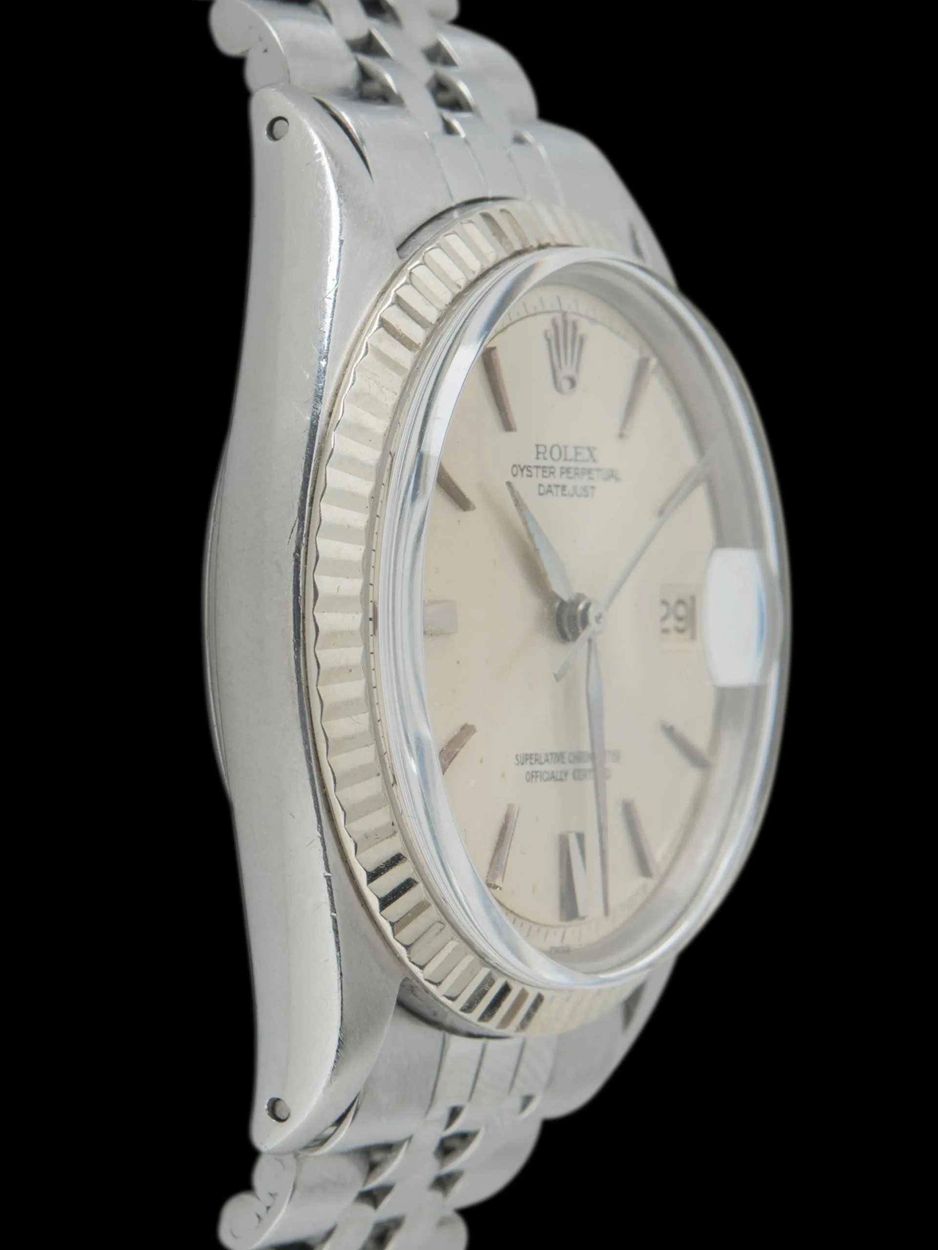 1964 Rolex Datejust (Ref. 1601) "Swiss Only" Non-Luminous Doorstop Dial