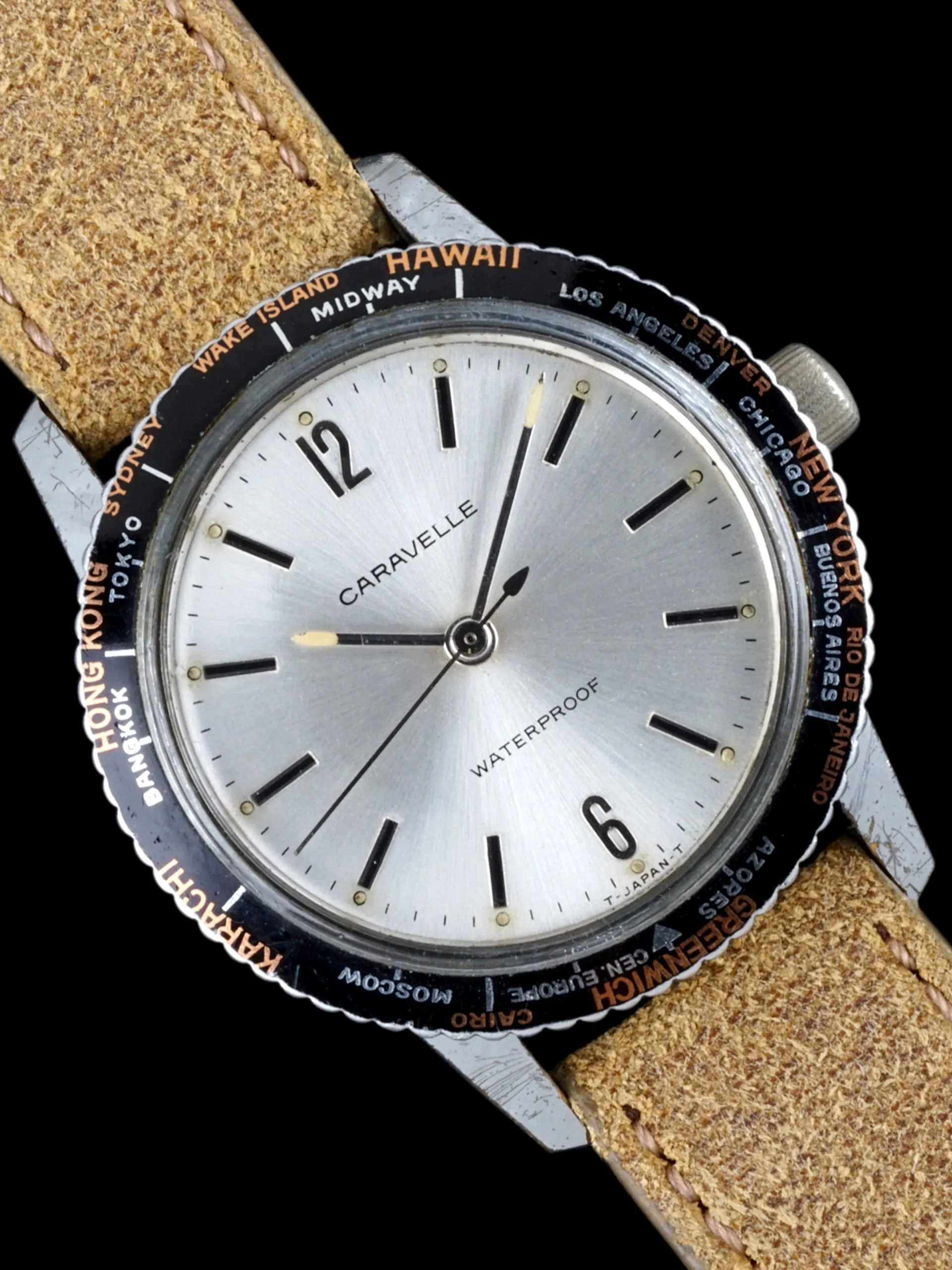 1969 Bulova Caravelle Worldtimer