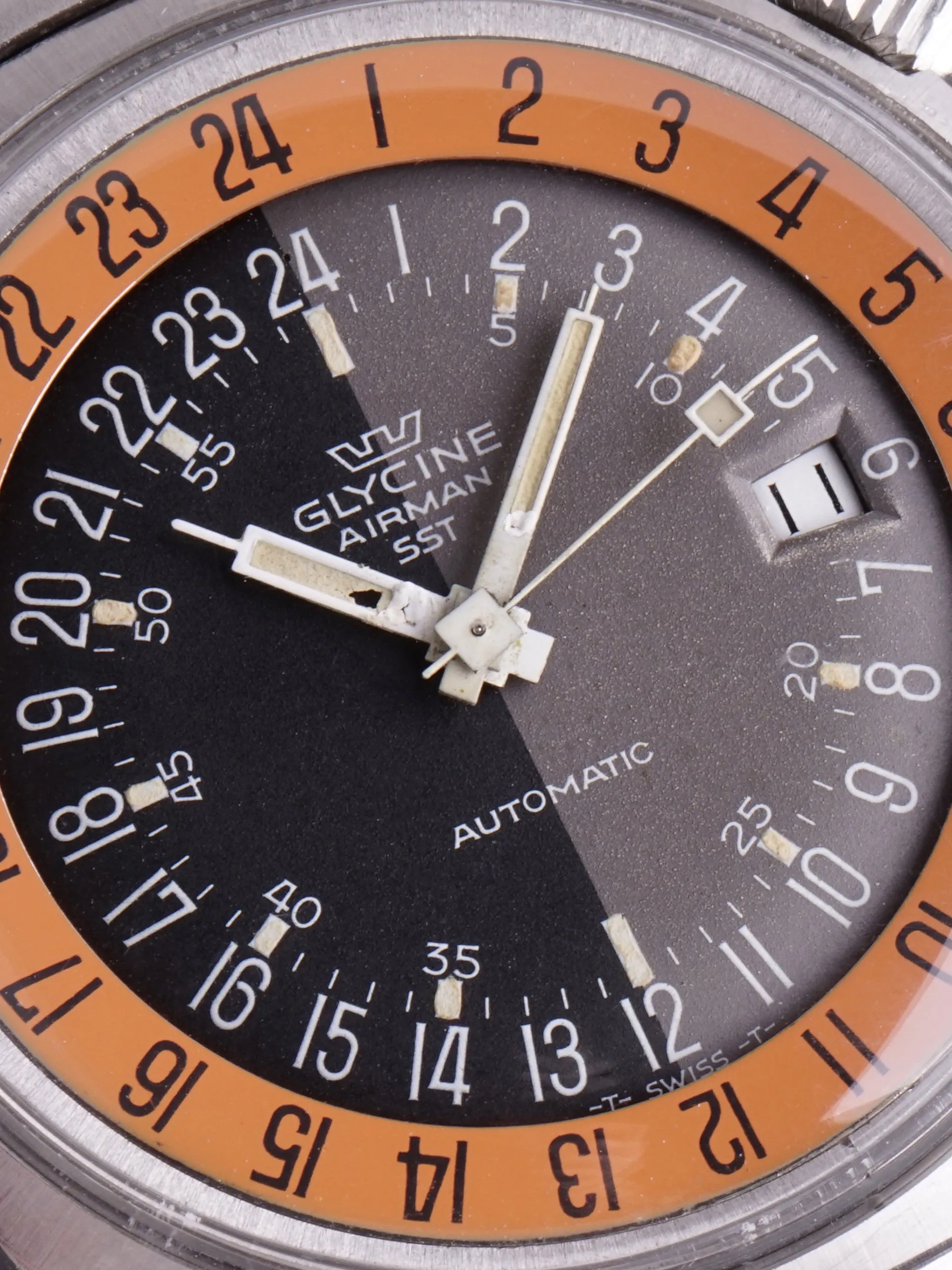 1969 Glycine Airman SST 24Hr "Pumpkin"