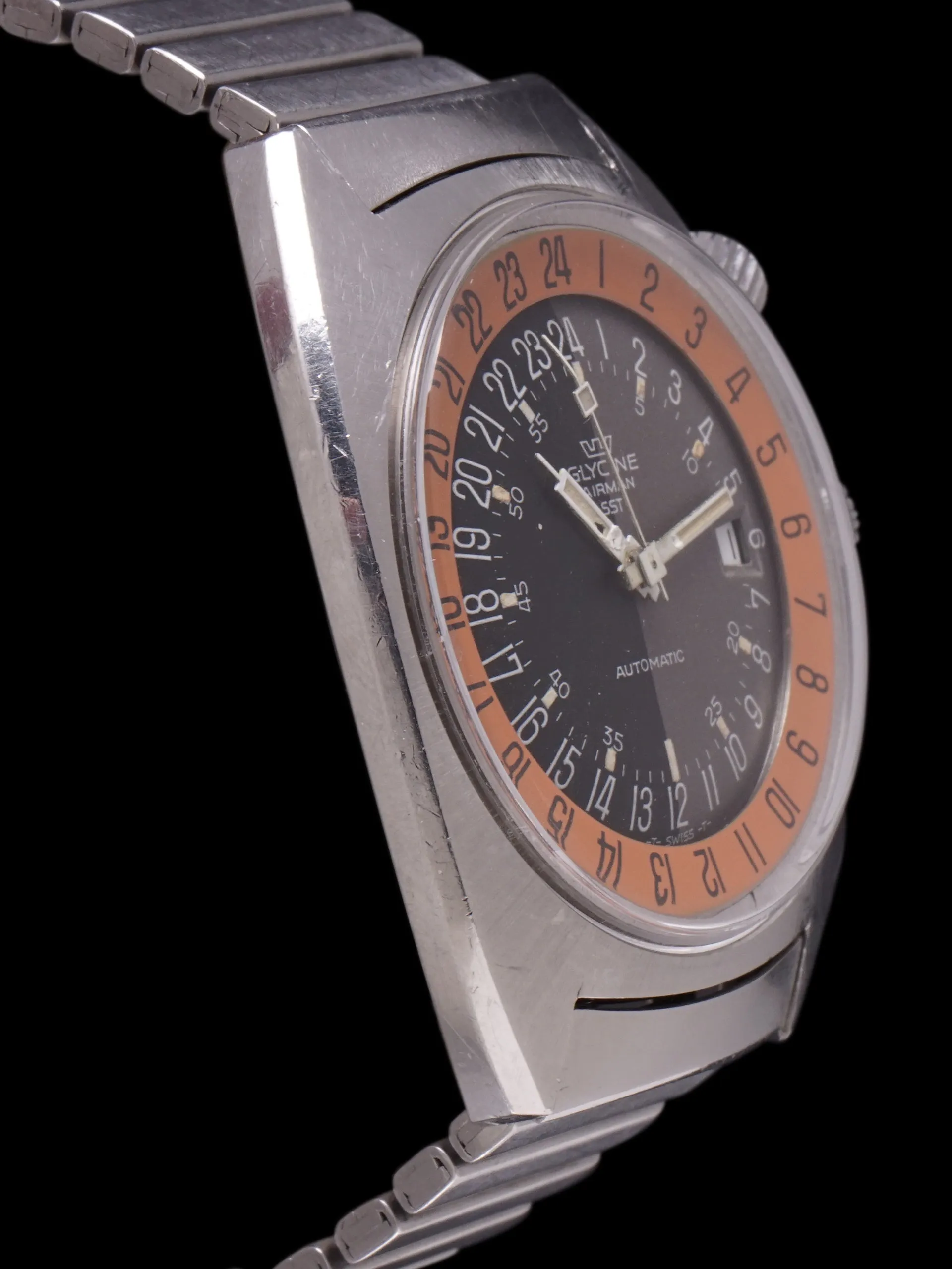 1969 Glycine Airman SST 24Hr "Pumpkin"