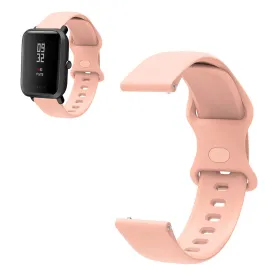 22mm Universal comfortable silicone watch strap - Pink