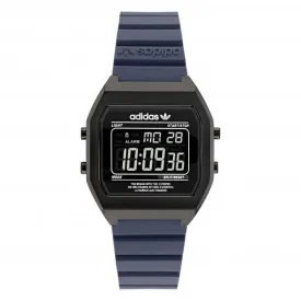 Adidas Originals DIGITAL TWO Stainless Steel Gunmetal Watch AOST22077