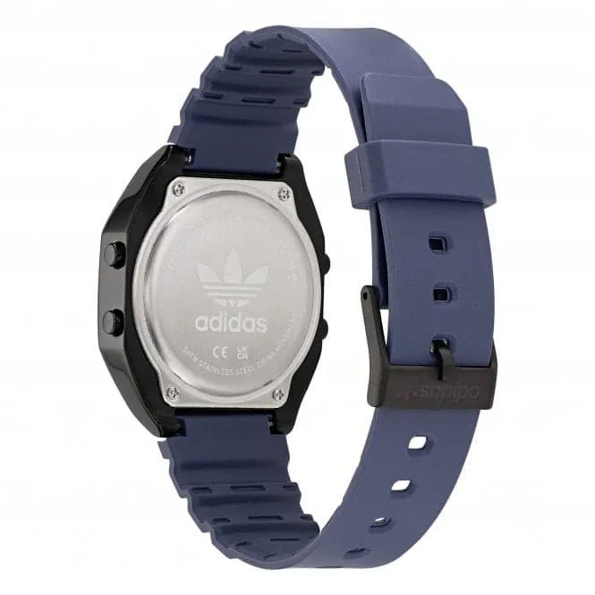 Adidas Originals DIGITAL TWO Stainless Steel Gunmetal Watch AOST22077