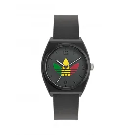 Adidas Project Two GRFX Resin Black Unisex Watch AOST24071