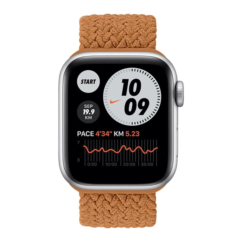 Apple Watch (41mm) elastic watch strap - Orange / Size: L