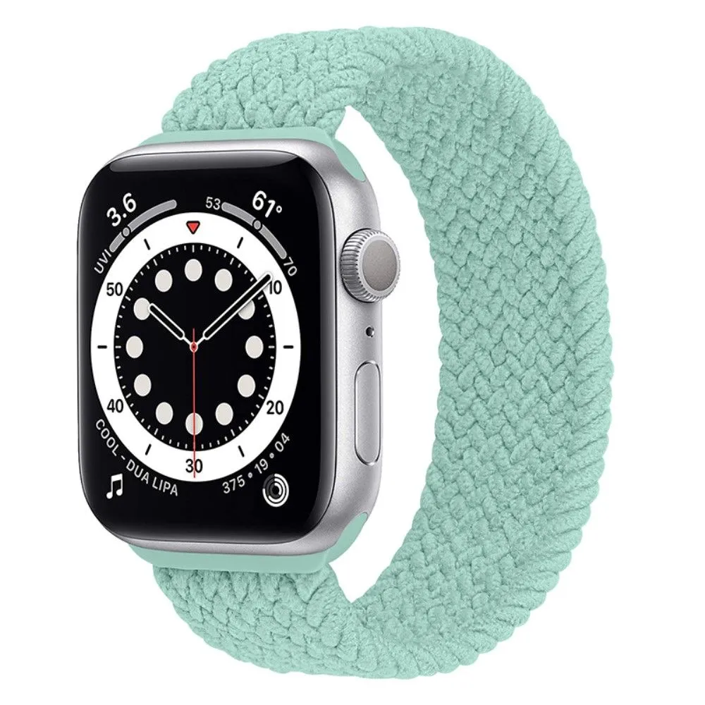 Apple Watch (45mm) elastic watch strap - Mint Green / Size: XL