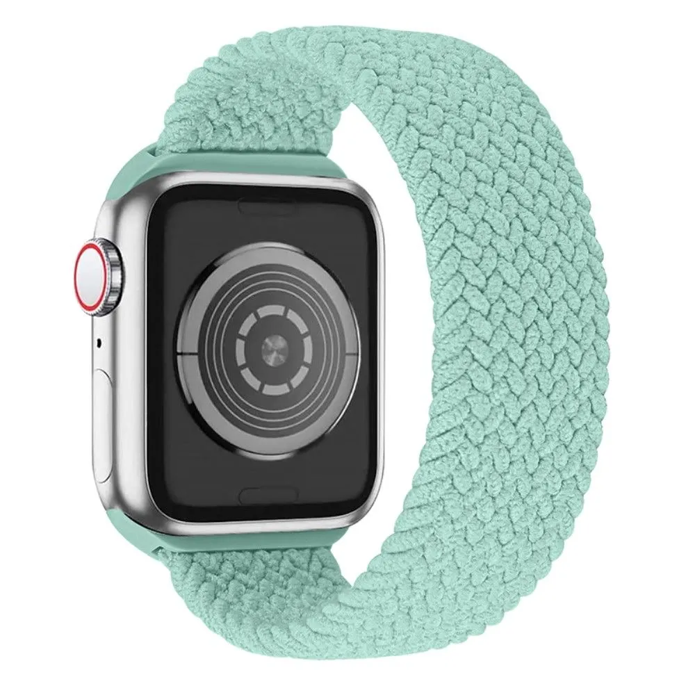 Apple Watch (45mm) elastic watch strap - Mint Green / Size: XL