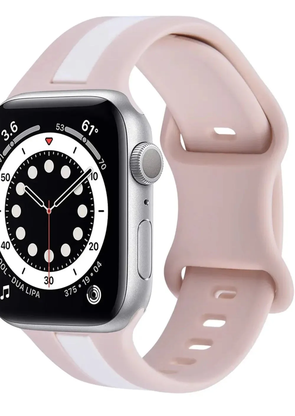 Apple Watch Silicone Band With Bee Charm Stud