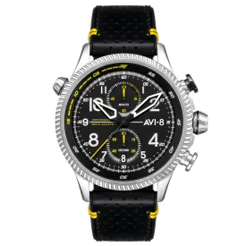 AVI-8 Men's Black Hawker Hunter Chronograph Watch AV-4080-01