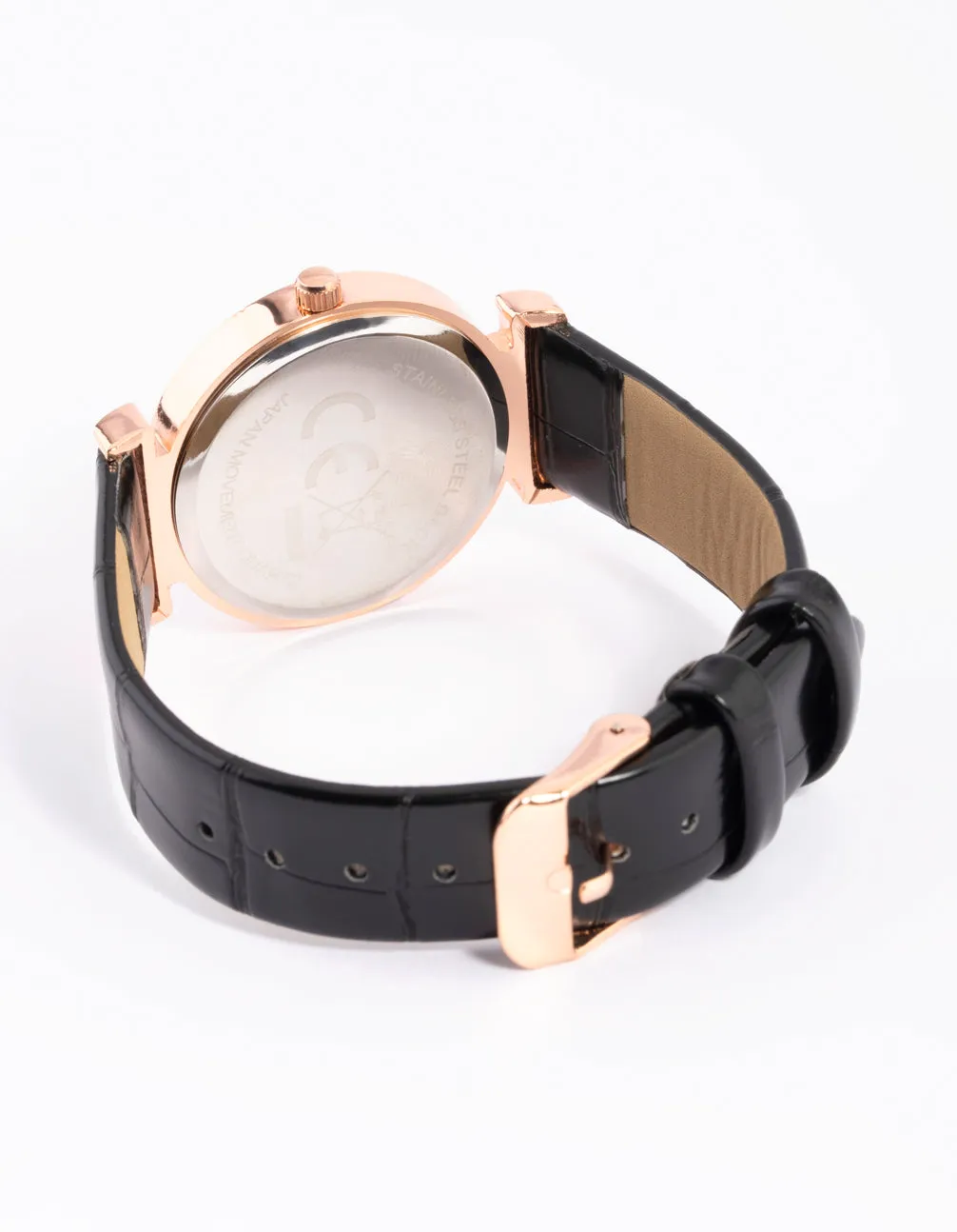 Black Starry Night PU-Strap Watch