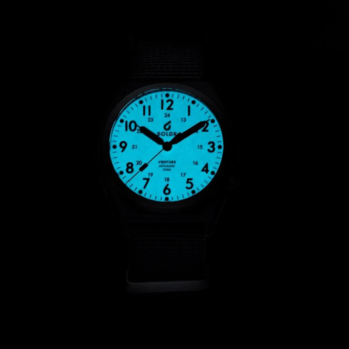 Boldr Venture Automatic Field Watch - Blue Moon