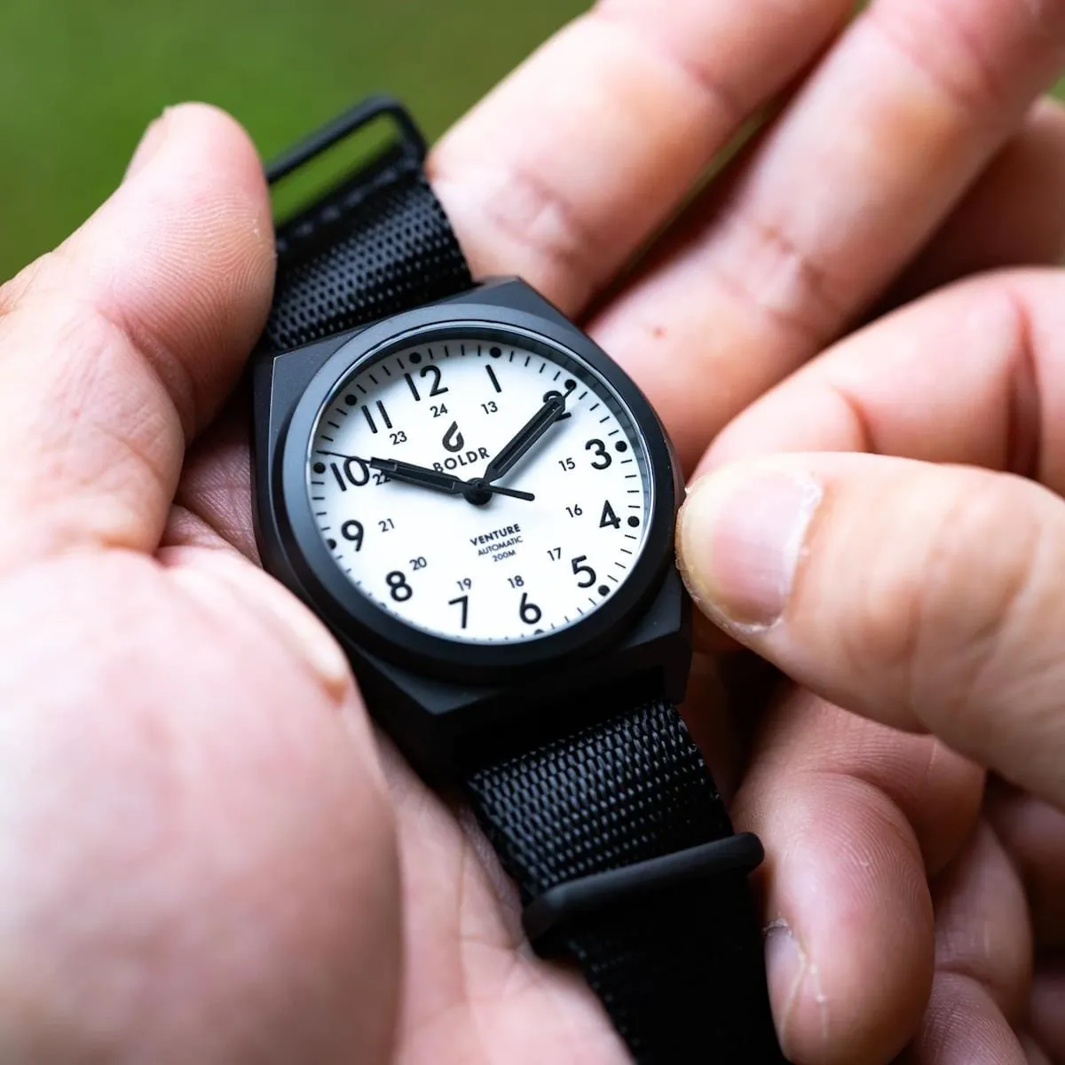 Boldr Venture Automatic Field Watch - Blue Moon