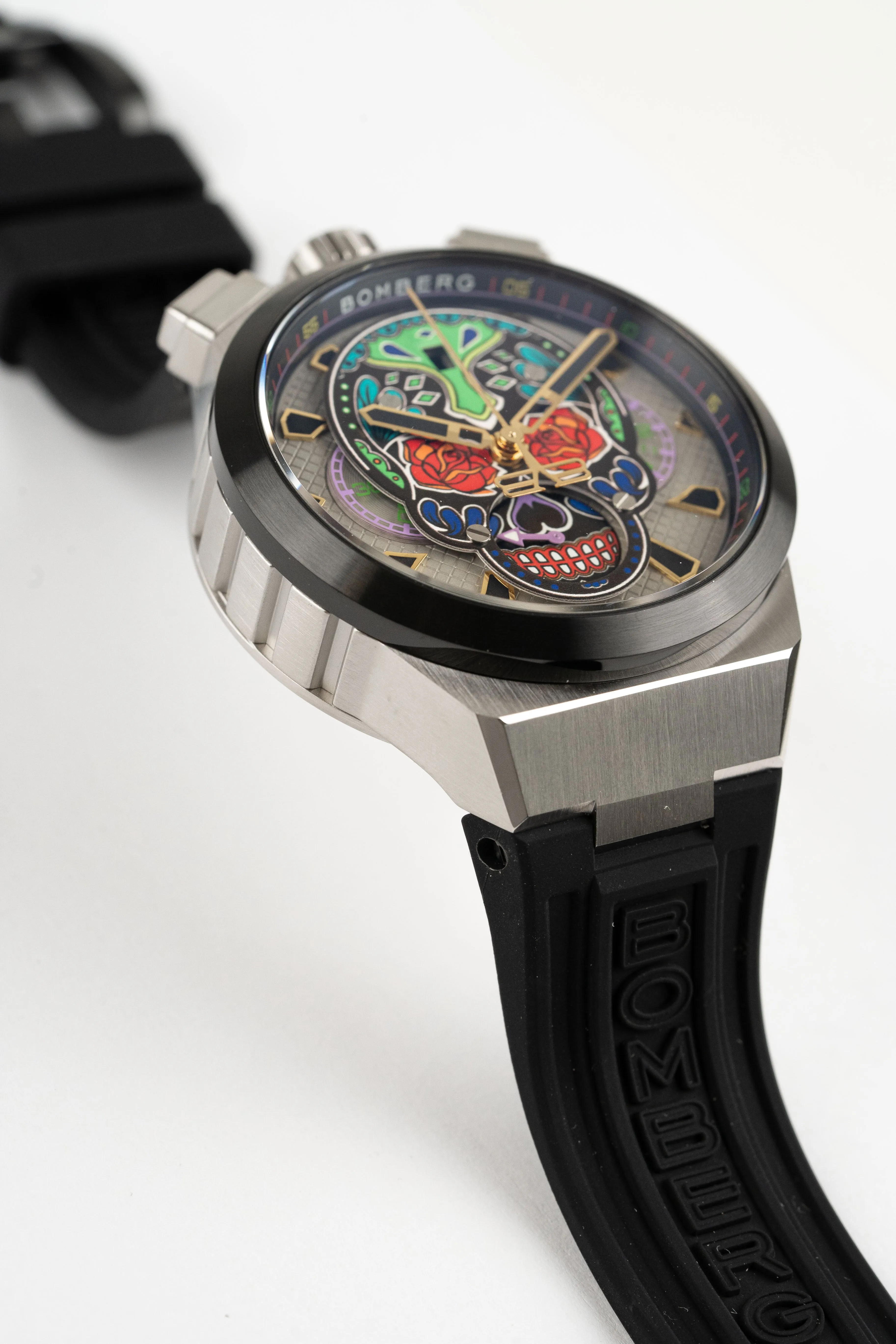 Bomberg Men's Bolt-68 Neo Calaveras Multicolour Watch BF44CHASP.04-6.12