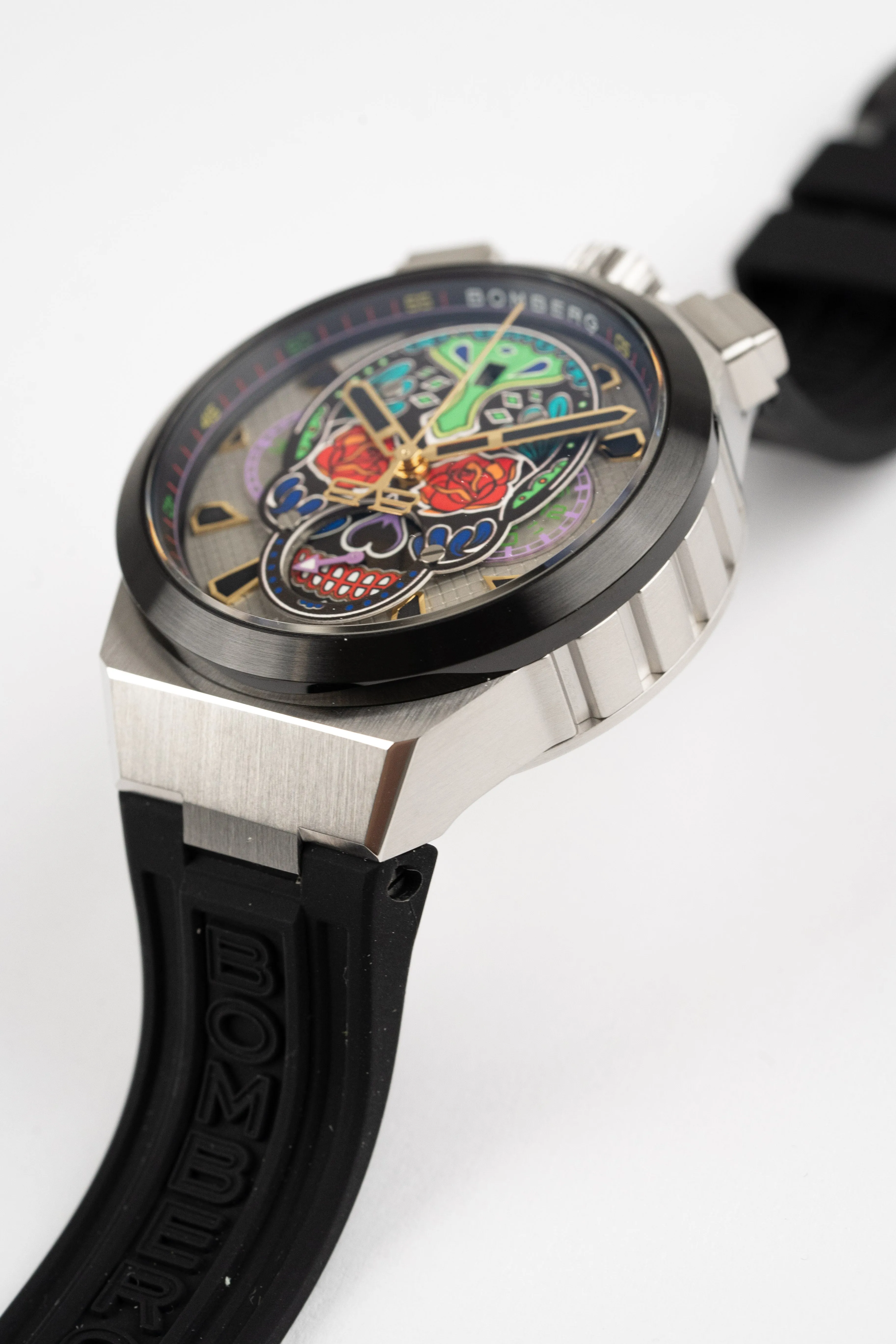 Bomberg Men's Bolt-68 Neo Calaveras Multicolour Watch BF44CHASP.04-6.12