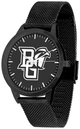 Bowling Green Statement Mesh Band Unisex Watch - Black - Black Dial