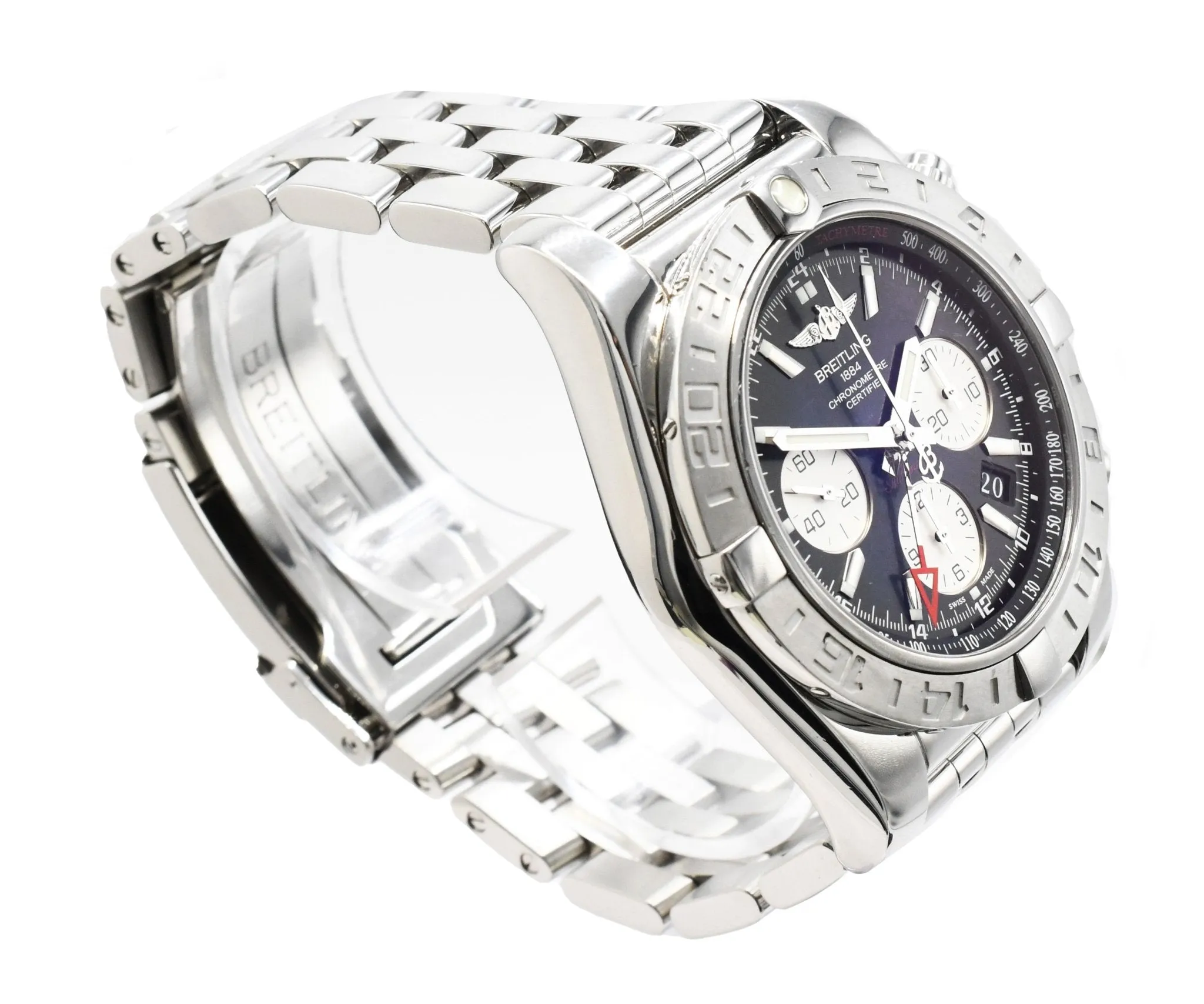 Breitling Chronomat 44 GMT Steel Watch - Ref AB0420