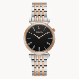 Bulova Regatta Two Tone Rose Watch 98L265