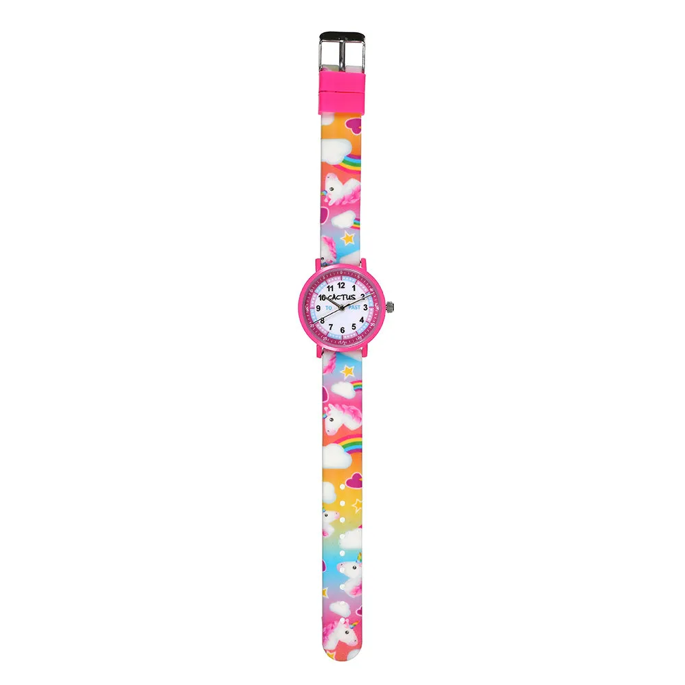 Cactus CAC143M05 Pink Unicorn Kids Watch