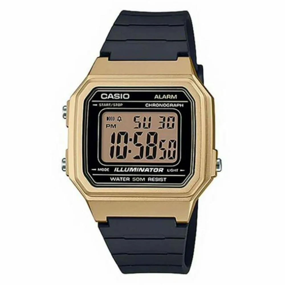 Casio Classic Black Resin Digital Men's Watch - W217HM-9A