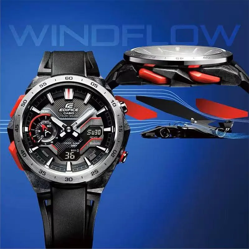 CASIO EDIFICE Mod. WINDFLOW - F1 Chronograph. Tough Solar.