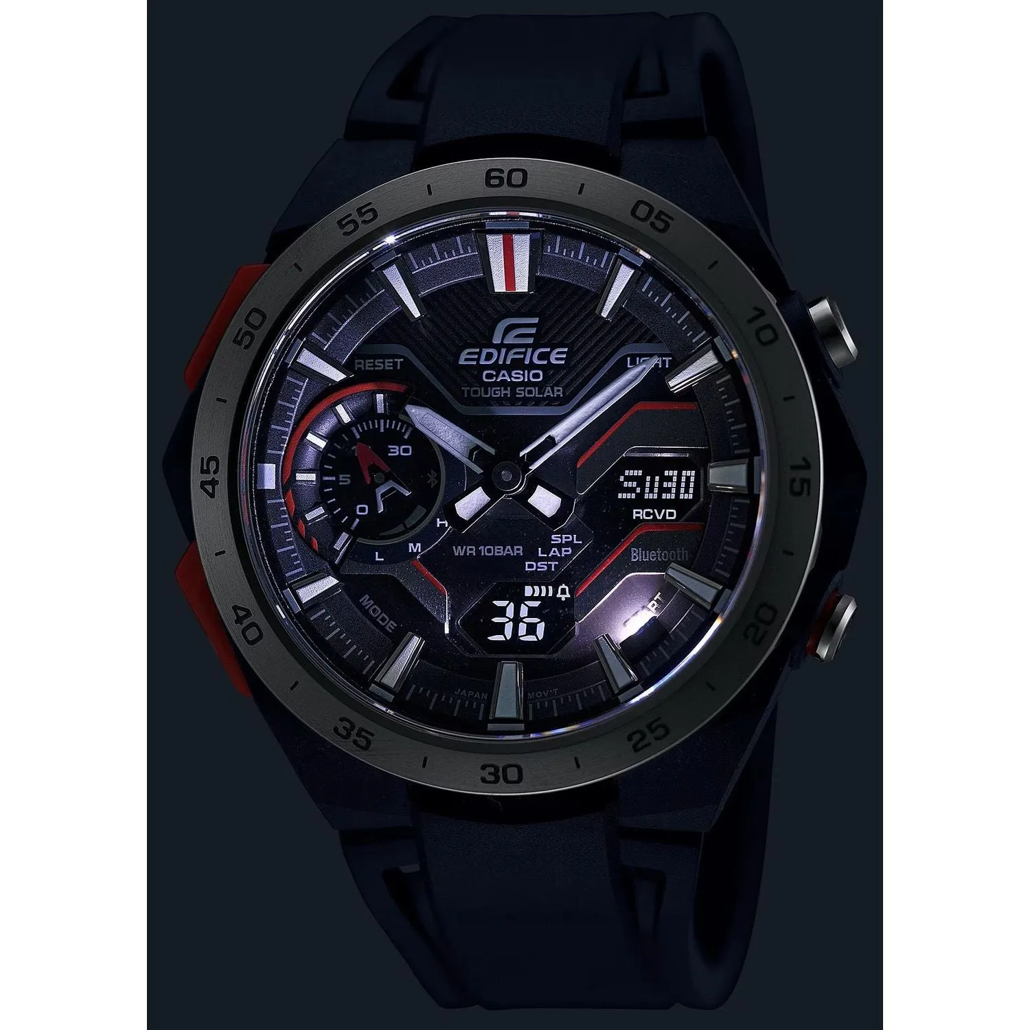 CASIO EDIFICE Mod. WINDFLOW - F1 Chronograph. Tough Solar.