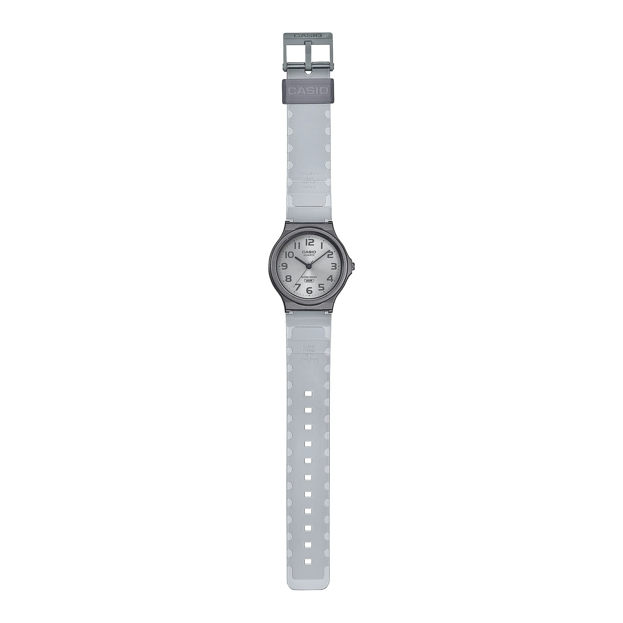 Casio Pop Series Classic Analog Grey Transparent Resin Band Watch MQ24S-8B MQ-24S-8B