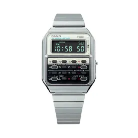 Casio Vintage 70's Style Digital Calculator White Dial Unisex Watch | CA-500WE-7BDF