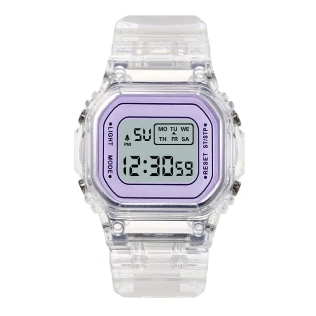 Cute Pastel Digital Watch