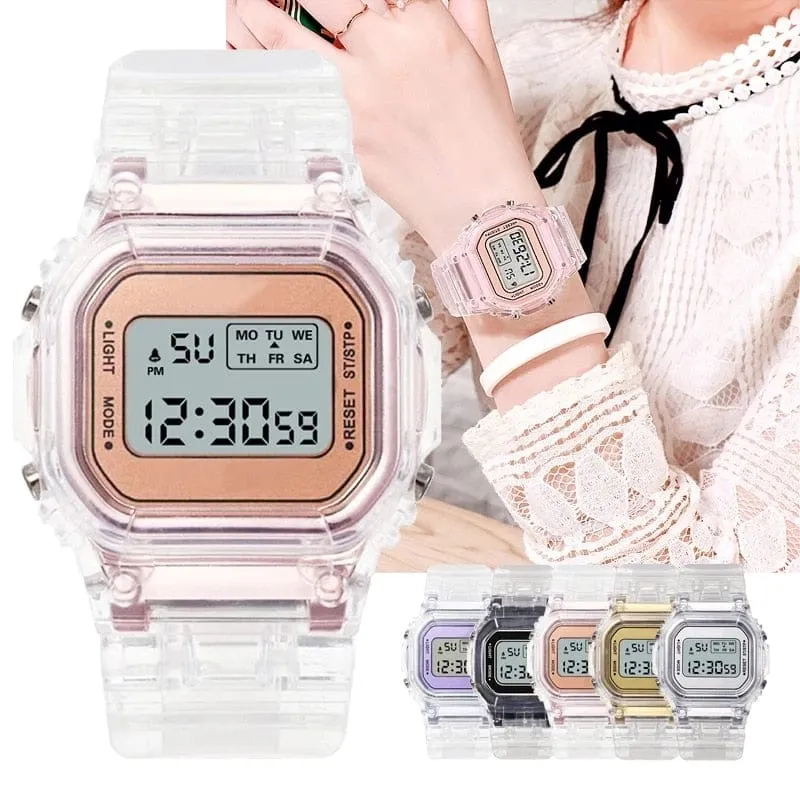 Cute Pastel Digital Watch