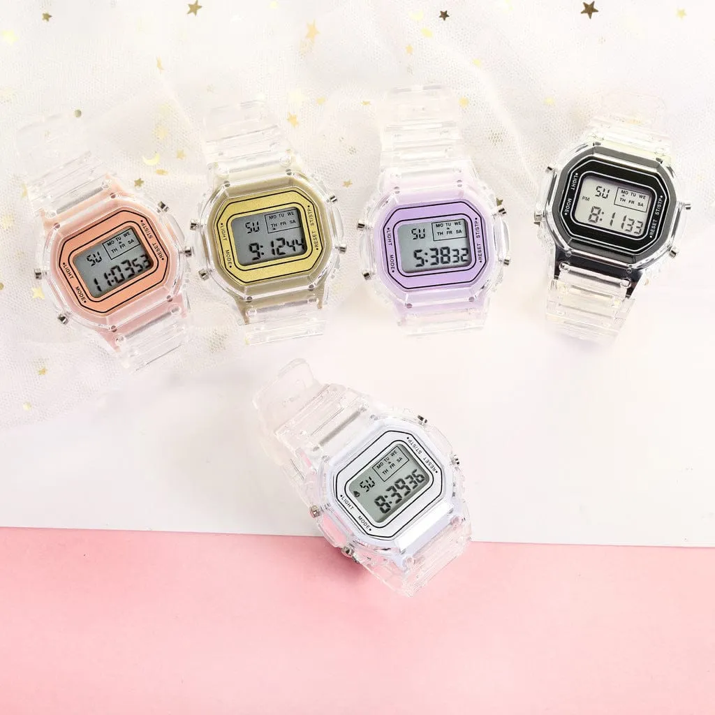 Cute Pastel Digital Watch