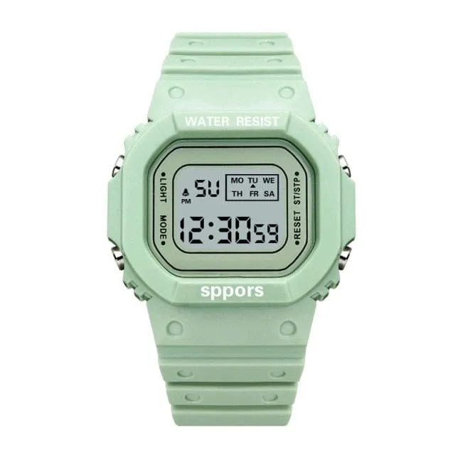 Cute Pastel Digital Watch