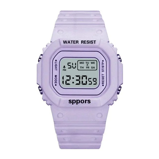 Cute Pastel Digital Watch