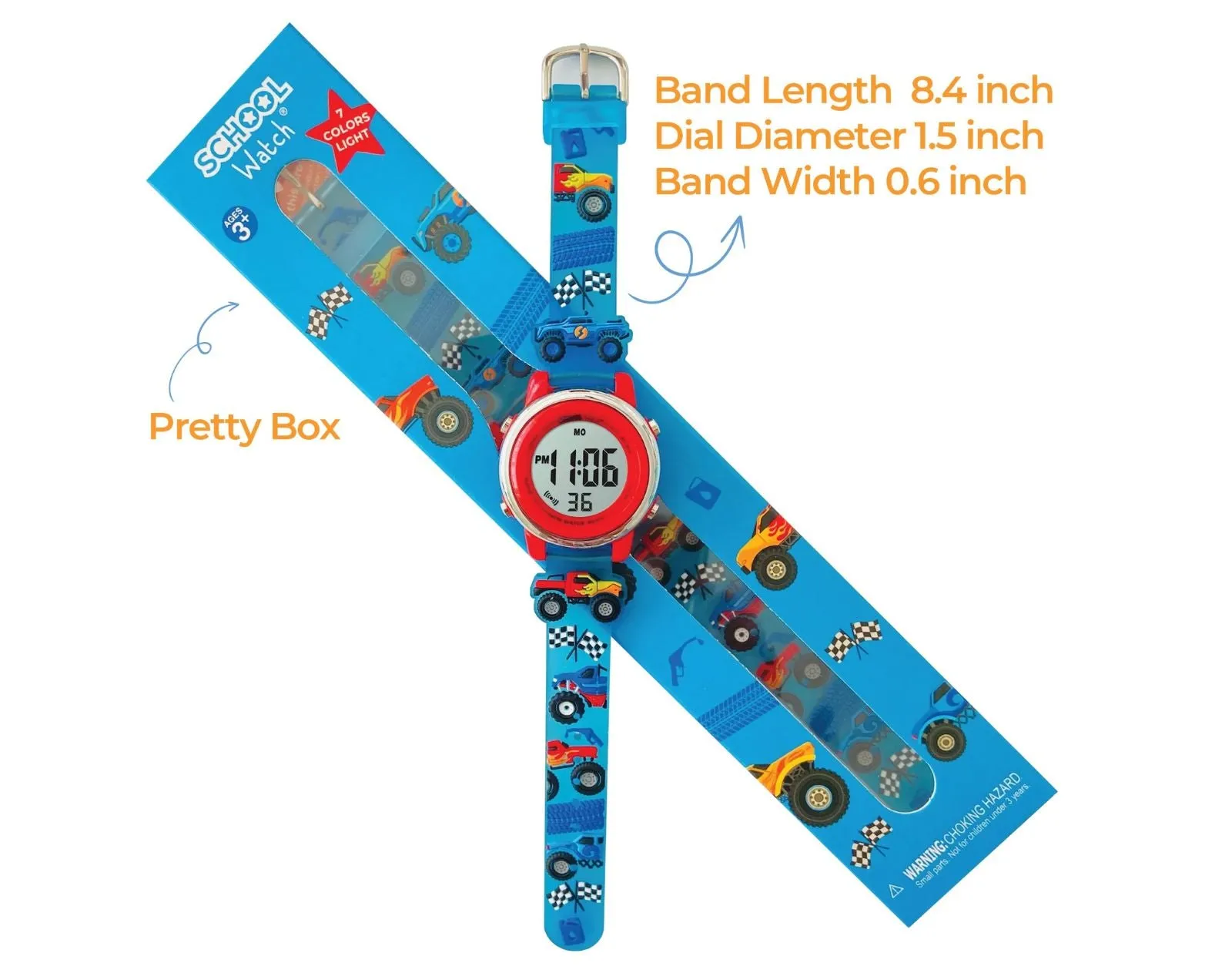 Digital Light Up Watch