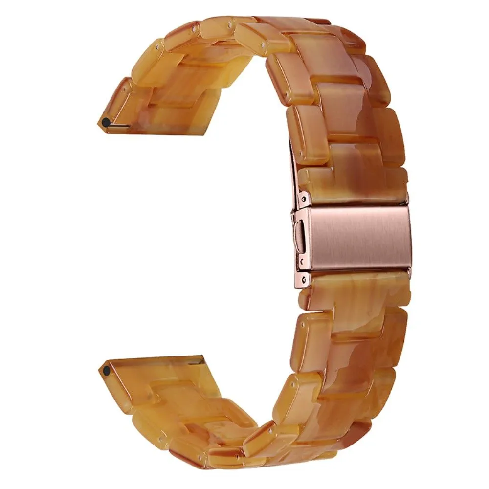 Fitbit Versa 2 /  Versa Lite cool resin watch strap  - Caramel