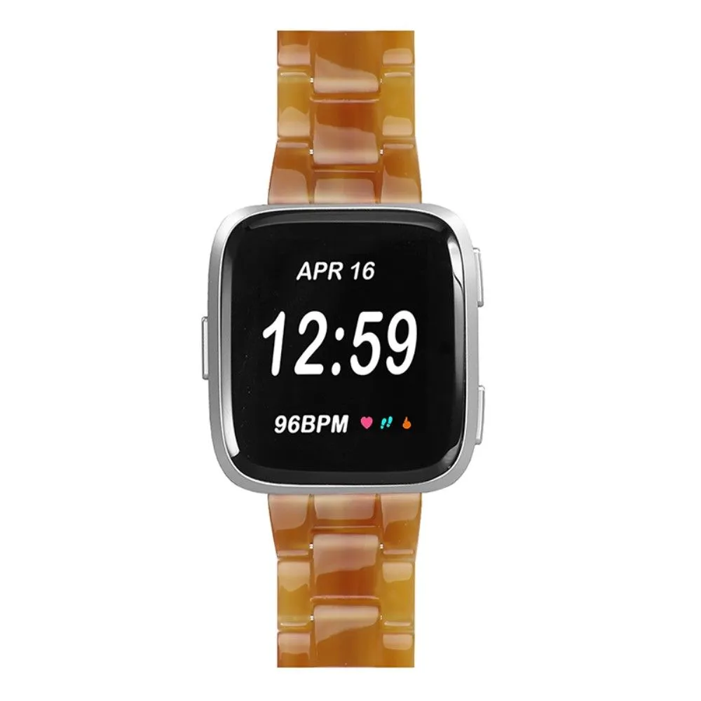 Fitbit Versa 2 /  Versa Lite cool resin watch strap  - Caramel