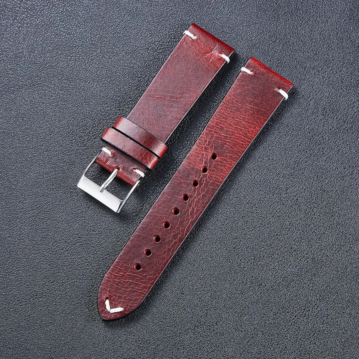 Garmin Enduro Vintage Oiled Leather Watch Straps