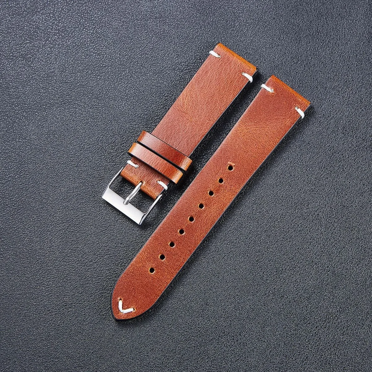 Garmin Enduro Vintage Oiled Leather Watch Straps