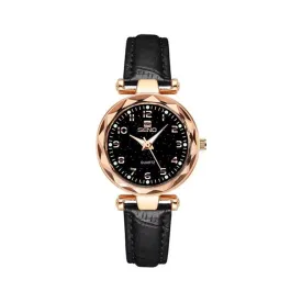 GemLuxe 33MM Dial Waterproof Diamond Watch