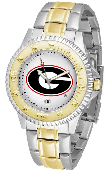 Georgia Bulldogs Competitor Two-Tone Men’s Watch